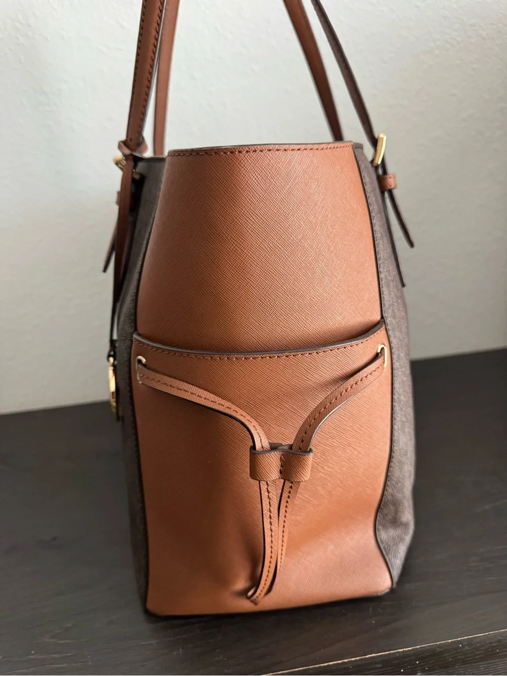 Michael Kors Brown Signature Tote Bag